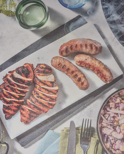 BBQ Jerk Chicken and Maple Glazed Sausages