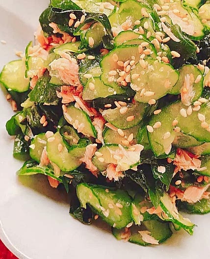 わかめツナサラダ - Wakame Tuna Salad