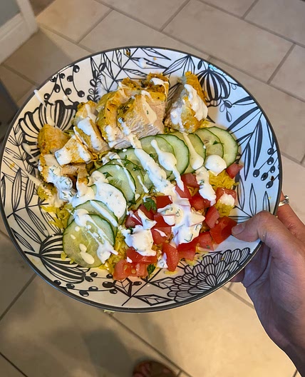 Chicken Shawarma Rice Bowl