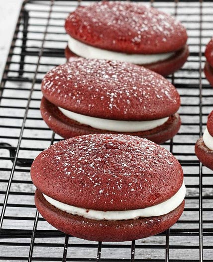 Red Velvet Whoopie Pies
