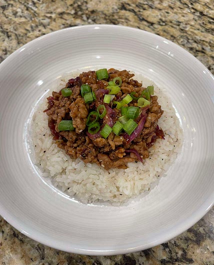 Moo Shu Pork Bowls