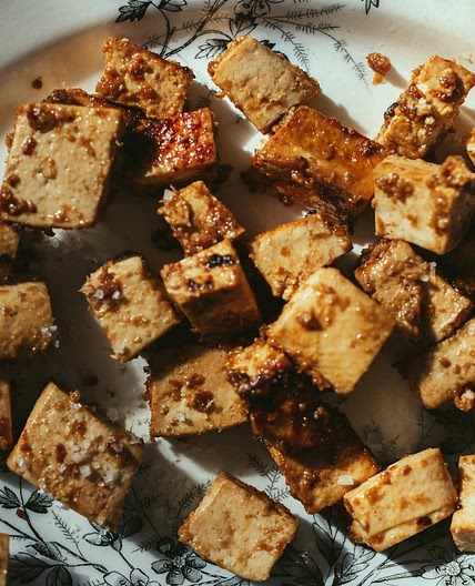 How to cook marinated tofu in a pan?