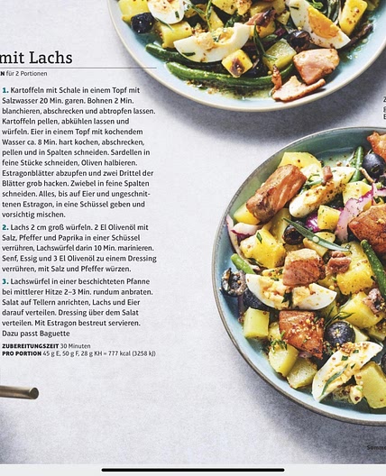 Nizza-Salat mit Lachs