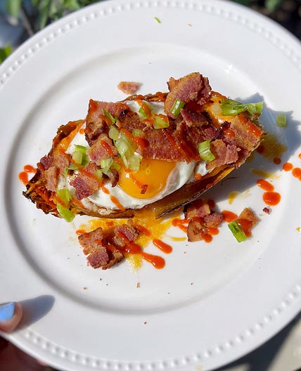 Loaded Breakfast Sweet Potato