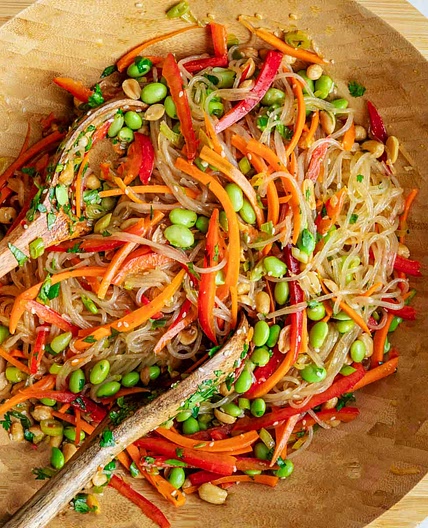 Glass Noodle Salad (Yum Woon Sen)