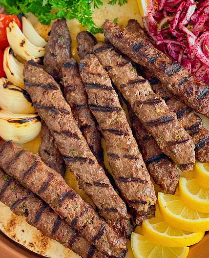 Beef kebabs 