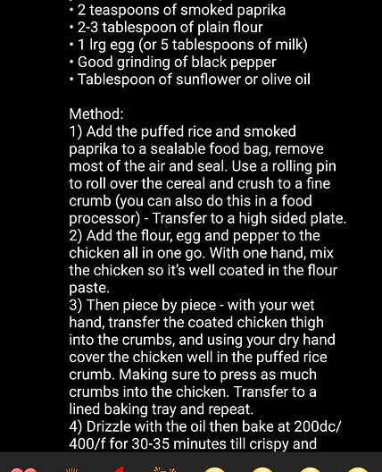 Rice crispy chicken