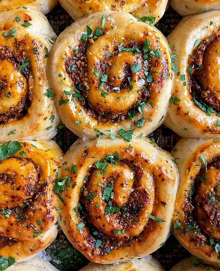 ROMESCO BREAD SWIRLS