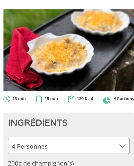 COQUILLES AU THON
