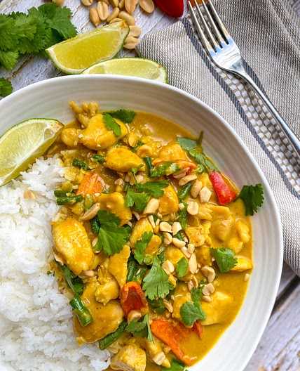 Chicken Satay Stir-Fry