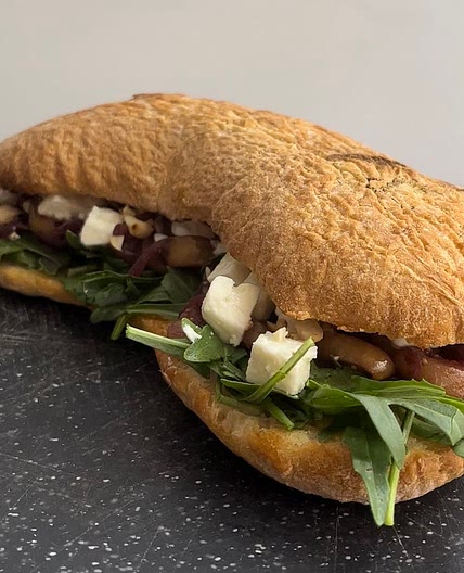 Fig chutney feta sandwich