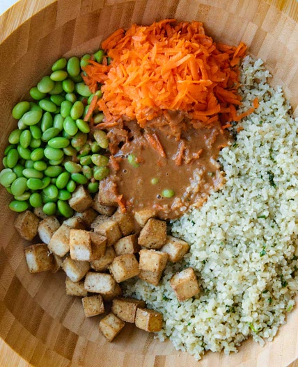Easy Tofu Rice Bowl