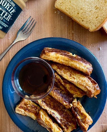 Cookie Butter French Toast Sticks