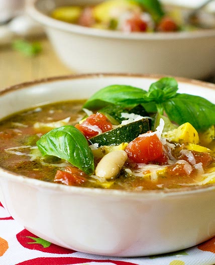Summer Minestrone Soup Recipe