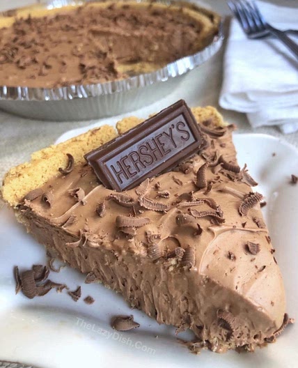🍫 3 Ingredient No Bake Chocolate Pie 🍫 