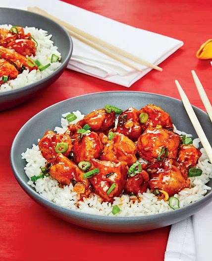 Orange Chicken with Jasmine Rice