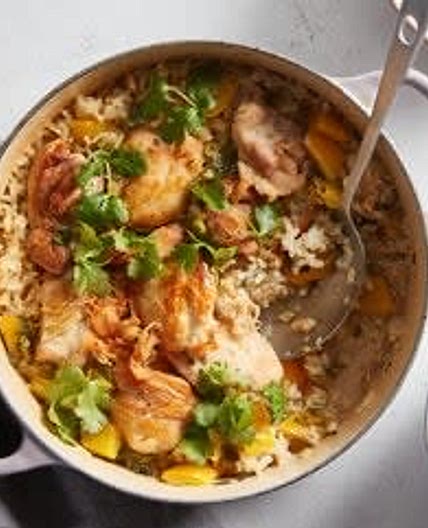 Sticky Coconut Chicken and Rice