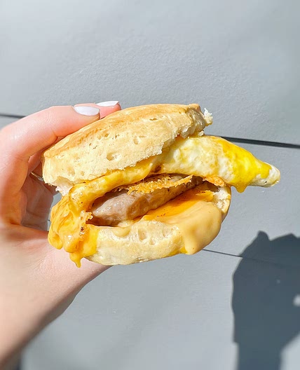 Sausage Egg & Cheese Biscuits