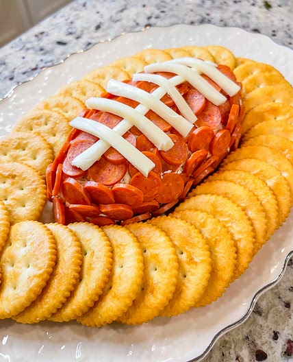 Football cheese dip 