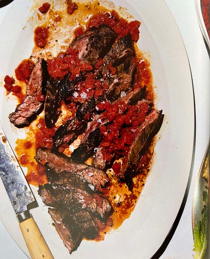 Skirt Steak with Red CHIMICHURRI - Molly Baz