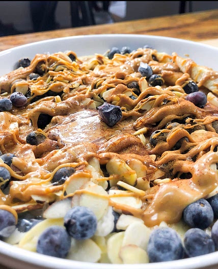 Blueberry Peanut Butter Oatmeal 