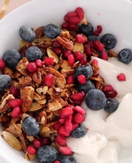 Paleo Stovetop Granola & Yogurt
