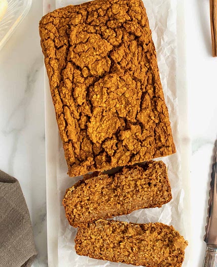 Healthy Flourless Pumpkin Bread