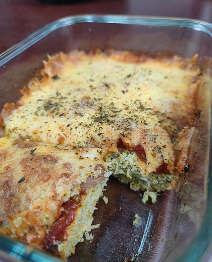 Broccoli pizza crust