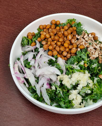 Chickpea fall salad