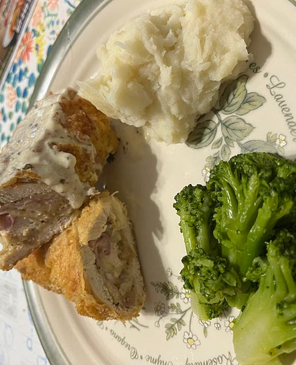 Air Fryer Chicken Cordon Bleu