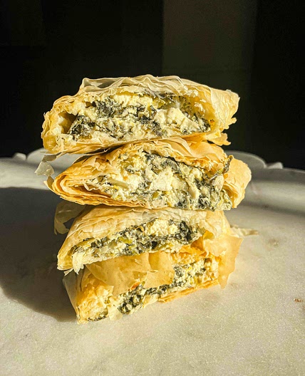 Spanakopita Logs 