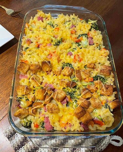 Cheesy Ham Casserole