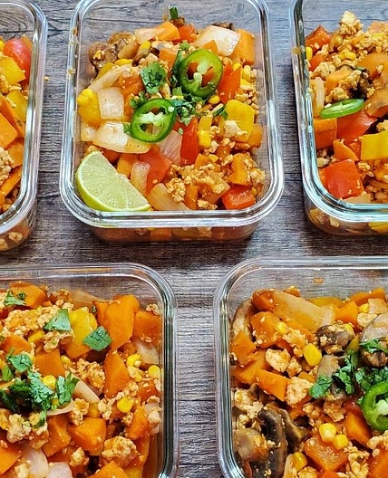 Healthy Ground Chicken Meal Prep Bowl Recipe