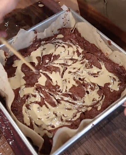 Sweet potato tahini brownies 