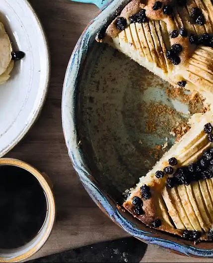 Speedy apple cake