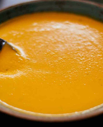 Crema Fría de Zanahoria y Manzana