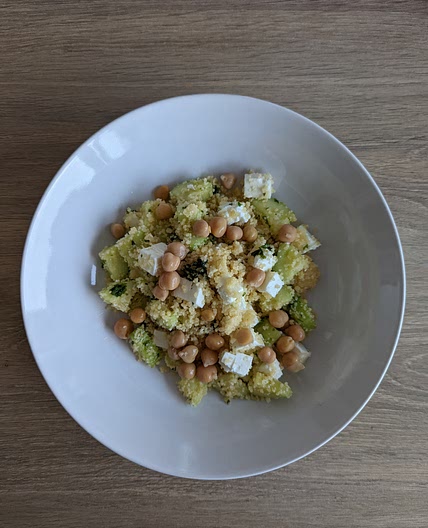 Taboulé concombre feta