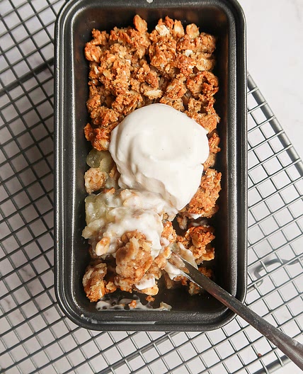Single Serve Apple Crumble 