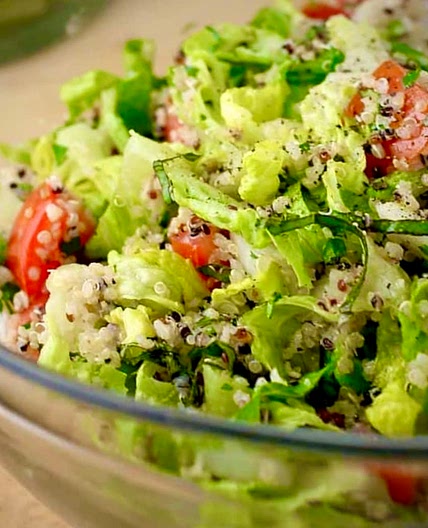 Spring Greens Quinoa Salad