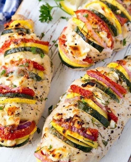 Greek Stuffed Chicken