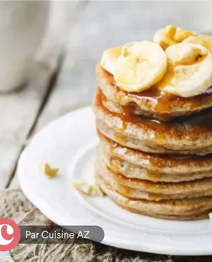 Pancakes heathly à la banane et aux flocons d'avoine
