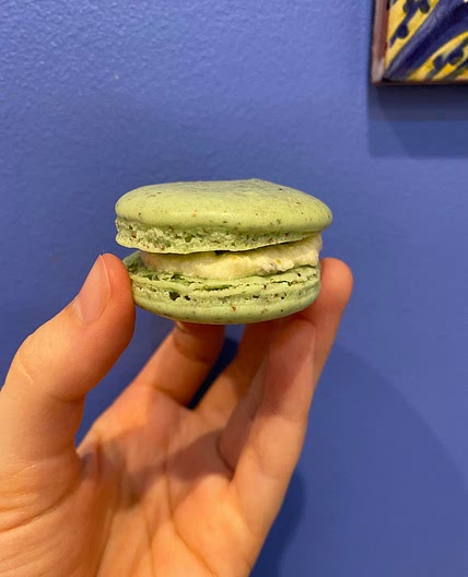 Pistachio Macarons