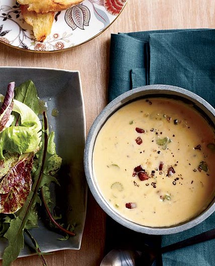 Beer-and-Cheddar Soup