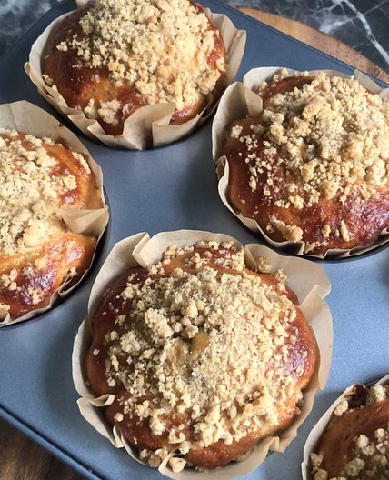Banana muffins 167cal each  (serves 7)