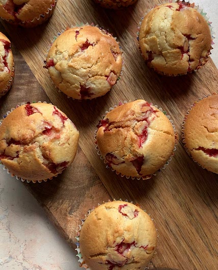 Strawberry muffins 🍓