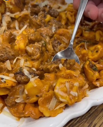 Creamy Sausage & Tortellini 