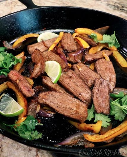 Steak Fajitas For One