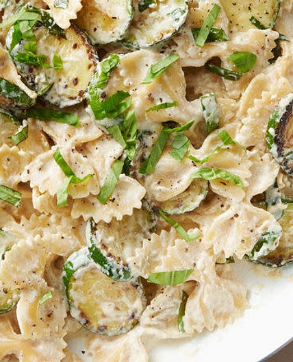 Zucchini Ricotta Pasta Skillet (Cooking for 2)