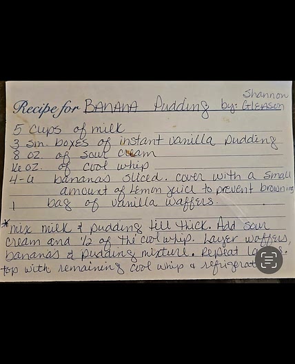 Banana pudding