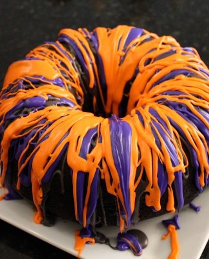 Amazing Halloween Rainbow Party Bundt Cake Recipe